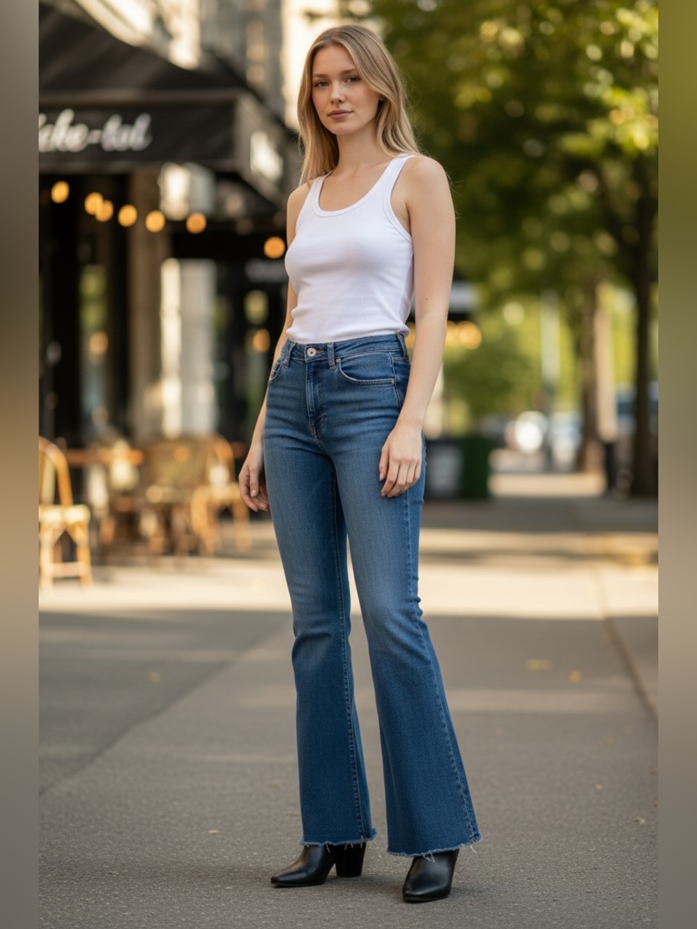 Levi’s Jeans 70s High Flare Denim Boho Festival Sz 25